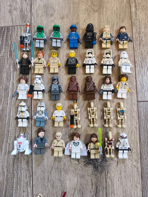 lego star wars figure lot good condition / perfect condition for most whole