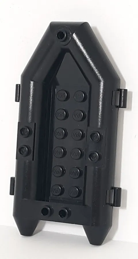 Lego Black Small Rubber Raft Boat For Minifigures Part 30086