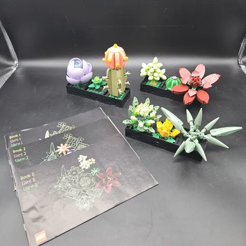 Lego Botanical Collection Succulents #10309 100% COMPLETE and Disassembled 