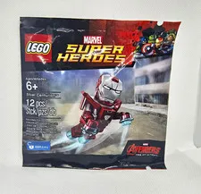 LEGO Marvel Super Heroes 5002946 Silver Centurion Polybag 12pc Iron Man LE