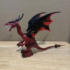 LEGO Castle Fantasy Era Red Dragon from set 7093 Skeleton Tower Vintage!