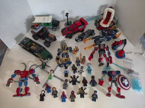 Huge Lego Marvel Super Heroes Lot Of 11 Sets Mostly Complete 76038 Avengers