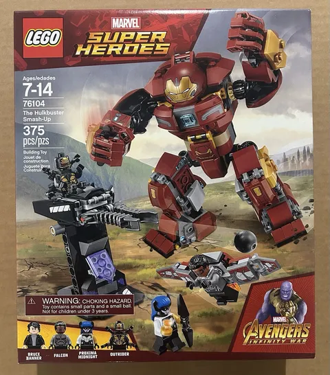 New - LEGO Marvel: The Hulkbuster Smash-Up (76104)