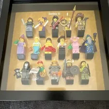 LEGO MINIFIGURES Series 12 in IKEA Mini-figures Display Frame Shadow Box