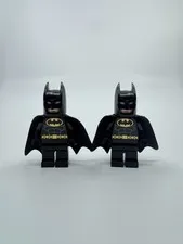 Genuine Lego Batman 2006 Minifigure Black Suit (bat002) Bundle x2