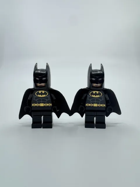 Genuine Lego Batman 2006 Minifigure Black Suit (bat002) Bundle x2