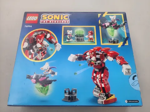 LEGO Sonic 76996 Knuckles' Guardian Mech 276pcs w/ Sonic Knuckles Rouge