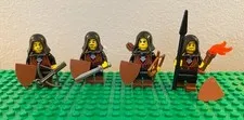LEGO Castle Wolfpack Minifigure Torso Bandit Outlaw lot Choose 10332 10305 shied