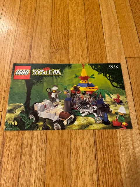 Lego Adventurers Spider's Secret (5936) Instruction Booklet Only