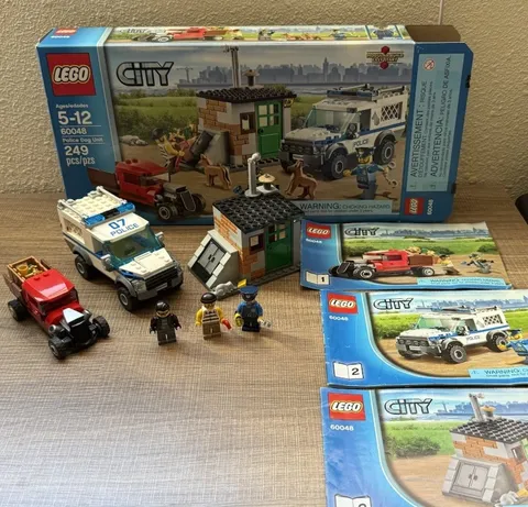Lego 60048 CITY: Police Dog Unit 100% Complete + Box EUC!!