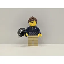 LEGO Speed Champions McLaren Elva Driver Minifigure sc086 Helmet New