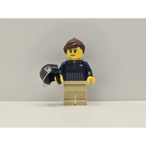 LEGO Speed Champions McLaren Elva Driver Minifigure sc086 Helmet New