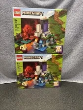 2 LEGO 21172 Minecraft *The Ruined Portal* NEW Sealed