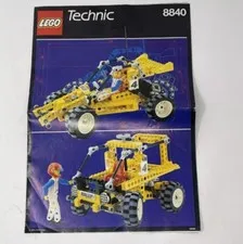 LEGO Technic Rally Shock N Roll Racer Building Toy Set 8840 Instructions ONLY