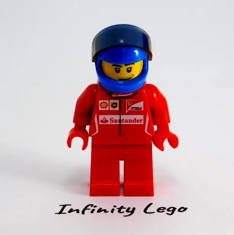 LEGO F14 T & Scuderia Ferrari Truck Scooter Driver Minifigure Racing (75913)