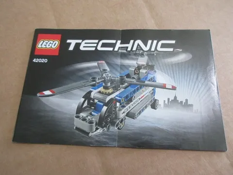 LEGO Technic helicopter 42020 manual 