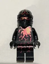 Lego Ninjago NRG Cole Minifigure Rise Of The Snakes - Red Energy 