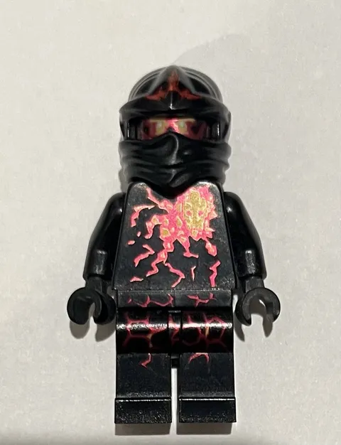 Lego Ninjago NRG Cole Minifigure Rise Of The Snakes - Red Energy 