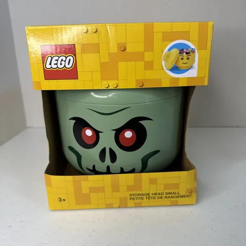 LEGO Green Zombie Storage Head Small Container 7" x 6" - Brand New Ages 3+🔥👀