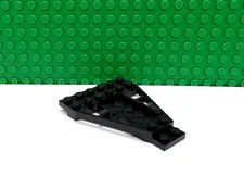 Lego 1 Black 6x4 Wedge Hull with Lattice Ship Plane NEW