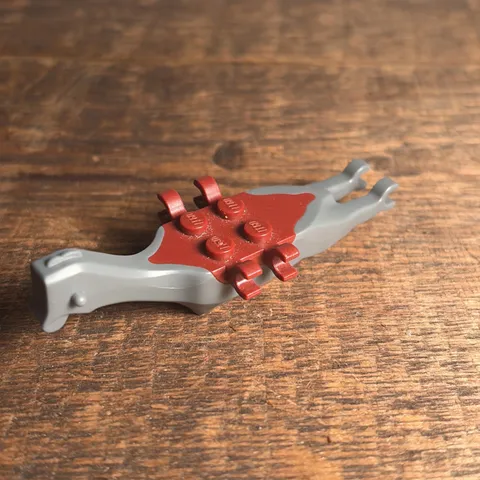 Lego Jurassic World Pteranodon Minifigure Red And Grey Body Only