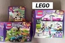 LEGO Friends 3 Sets 41007 41026 41002 Pieces with Manuals