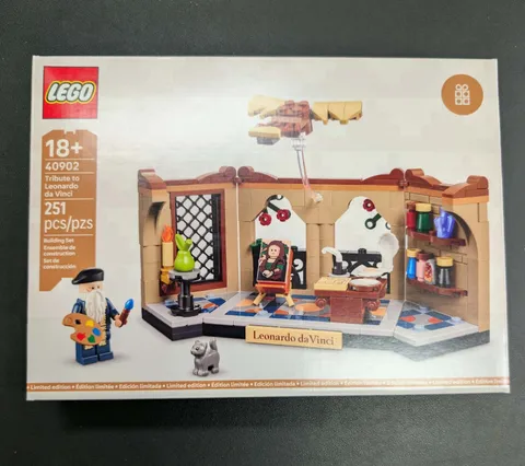 Lego 40902 Tribute to Leonardo da Vinci GWP Limited Edition Art Set - New Sealed