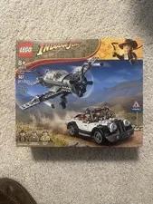 Lego #77012 Fighter Plane Chase Indiana Jones Retired Brand New Sealed