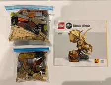 LEGO Jurassic World 76969 Triceratops Skull Complete Pre-Owned Set