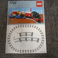 LEGO 7722 Steam Cargo Train Locomotivr RR Vtg Instruction Original Manual Only 