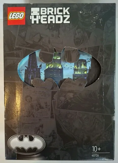 LEGO 40726 BATMAN Limited Edition 85th Anniversary Brickheadz 100% Complete 