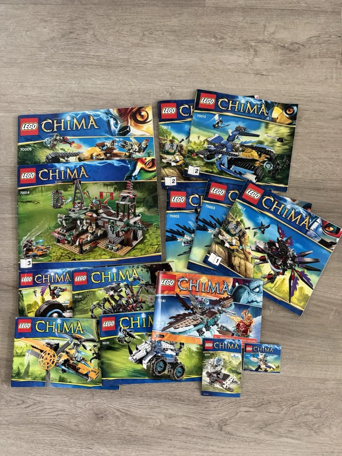 LEGO Chima Instruction Manual Lot 70014 70141 70130 70012 70013 More
