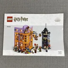 LEGO Harry Potter Diagon Alley: Weasley’s Wizard 76422 Instruction Manual ONLY