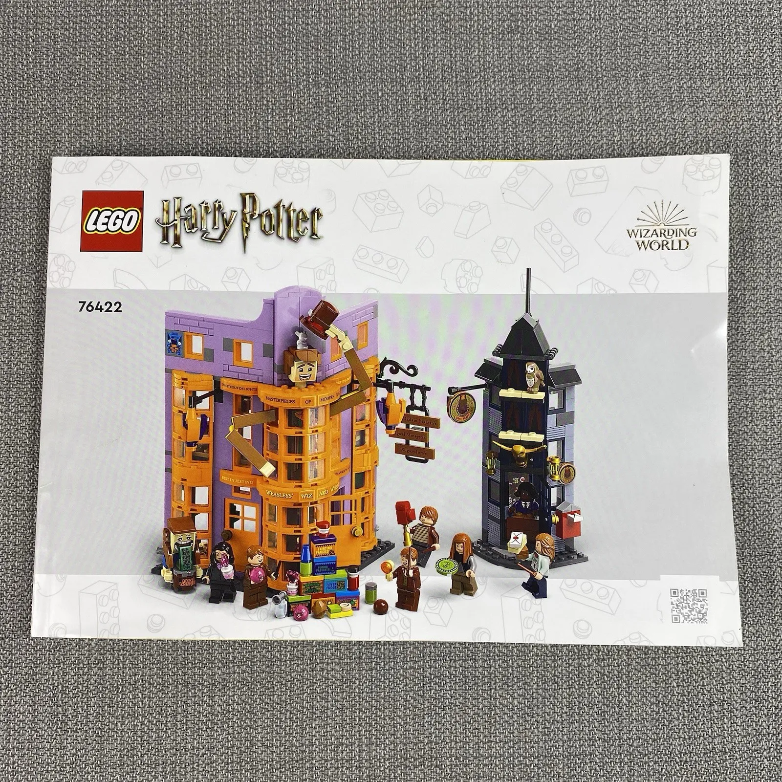 LEGO Harry Potter Diagon Alley: Weasley’s Wizard 76422 Instruction Manual ONLY