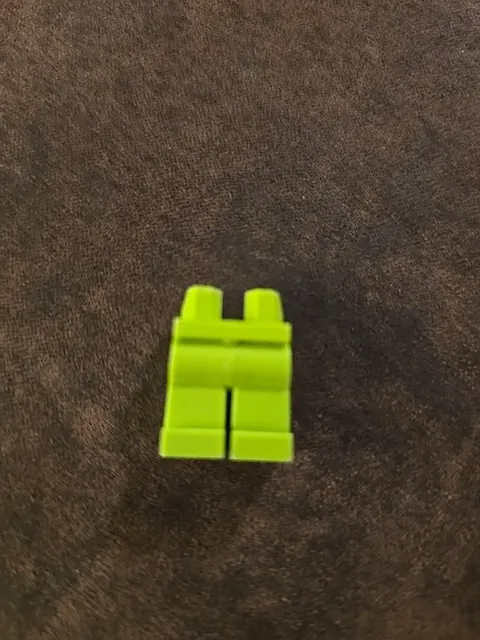 Lego Lime Minifig Monochrome Plain Hips and Legs