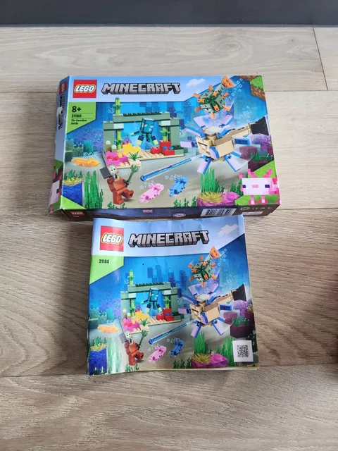 LEGO Minecraft 21180 The Guardian Battle 255pc Set 8+ with Box