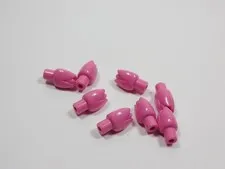LEGO Lot of 8 Dark Pink Tulips Flowers Plants Minifig Q7