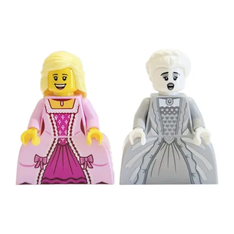 LEGO Haunted Maiden & Ghost Bride Minifigure Lot Halloween Spooky Castle Fantasy