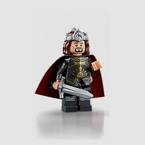 NEW LEGO Aragorn as King Elessar Minifigure 11377 Lord of the Rings Minas Tirith