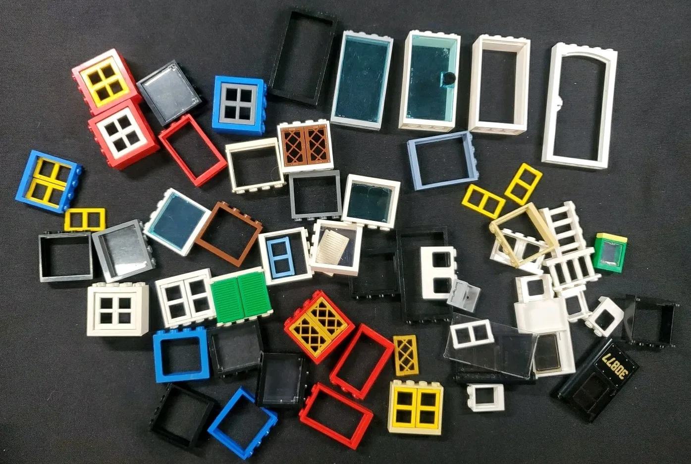 Huge Lot LEGO Single DOUBLE Opening WINDOWS SPARE PARTS JOB See Pics  **