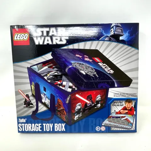 Lego Star Wars Zipbin Storage Toy Box Playmat (13.5" x 12"  x 8")  (29" x 26")