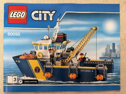 2015 Lego City #60095 Explorer-6 Instructions Manual Book ONLY Volume #3