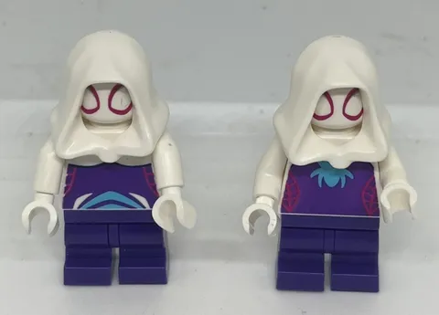 LEGO Super Heroes Ghost-Spider Gwen Stacy TWO Minifigures Both Shown Included