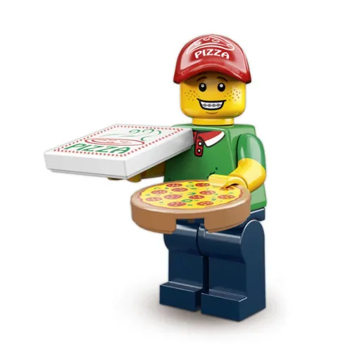 LEGO Collectible Minifigures CMF 71007 Series 12 Pizza Delivery Man Brand New