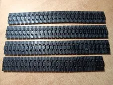 LEGO BULK LOT 98 BLACK TECHNIC LINK TREAD WIDE 2 PIN HOLES 57518