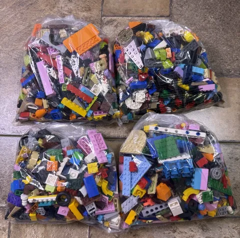 LEGO Multicolor 4lbs 12oz Pounds Bulk Lot Random Bricks Blocks Building Toys