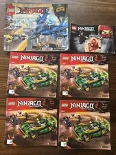 LEGO Ninjago Masters of Spinjitzu Instruction Manuals Lot 7 Books Genuine LEGO