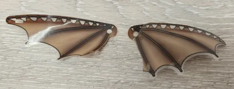 Lego 7139pls Star Wars Ewok Attack Glider Plastic Wing From Set 7139 Lot Of 2 #2