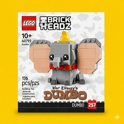 Lego BrickHeadz 40792 Dumbo Disney RETIRED - NEW