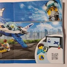 LEGO City 60206 Sky Police Jet Patrol 💥 Paper Instructions Manual Only 💥
